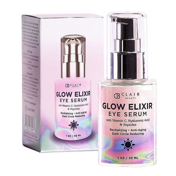 NEW Clair Beauty Glow Elixir Eye Serum 1 Oz.NWT - Picture 1 of 12